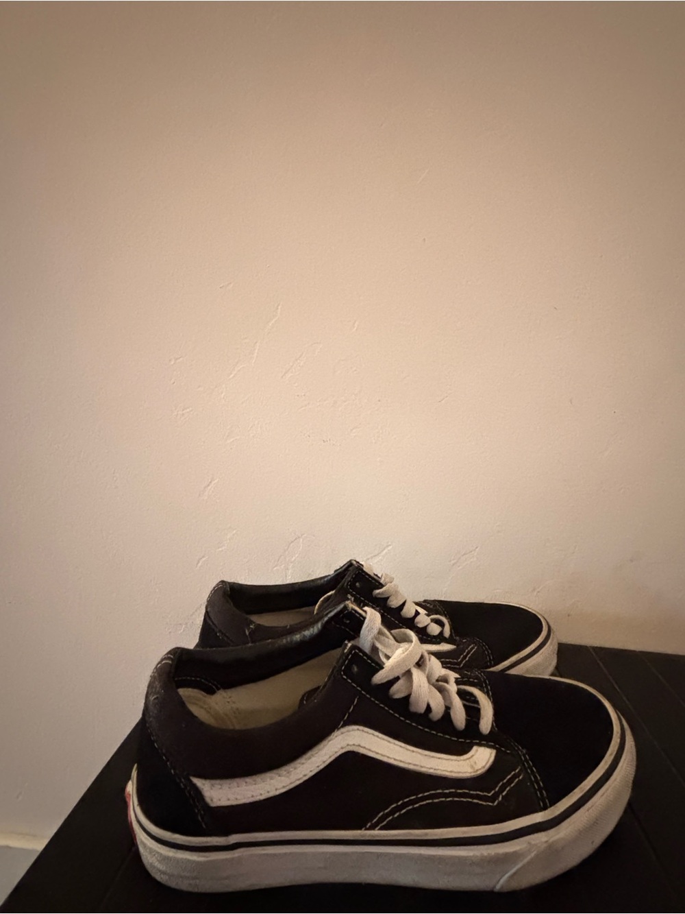 Vans Black and White old skoool Low-Top Sneakers